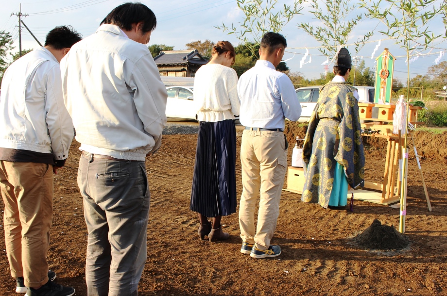 ＊地鎮祭が行われました②＊